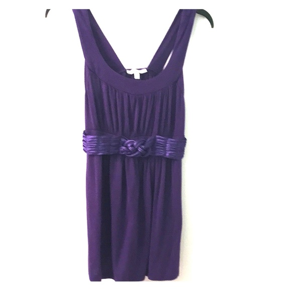 CLEARANCE!!! Moa Moa Sexy Purple Belted Top - Picture 3 of 6
